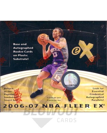 2006/07 Fleer EX Basketball Hobby Box