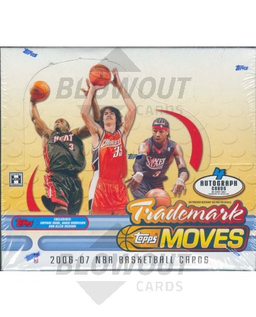 2006/07 Topps Trademark Moves Basketball Hobby 3 Box Case