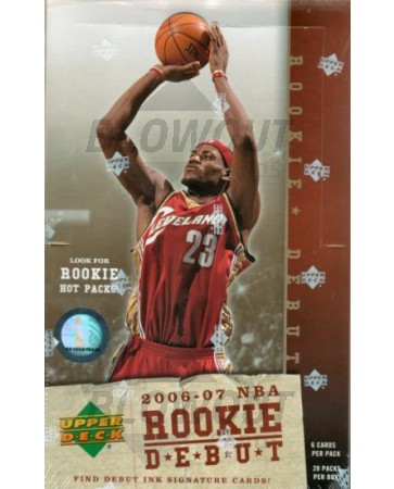 2006/07 Upper Deck Rookie Debut Basketball Hobby Box