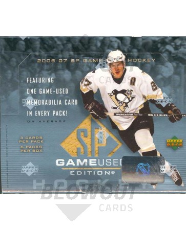 2006/07 Upper Deck SP Game Used Hockey Hobby 6 Box Case
