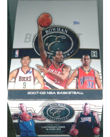 2007/08 Bowman Elevation Basketball Hobby 6 Box Case