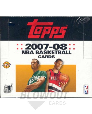 2007/08 Topps Basketball Jumbo HTA Box