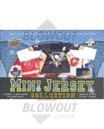 2007/08 Upper Deck Mini Jersey Hockey Box