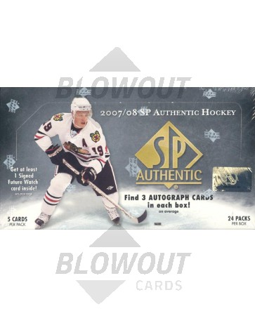 2007/08 Upper Deck SP Authentic Hockey Hobby 12 Box Case