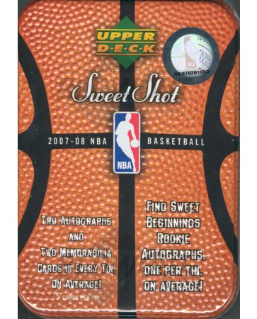 2007/08 Upper Deck Sweet Shot Basketball Hobby Box