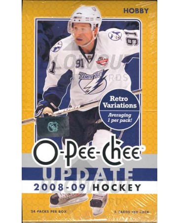 2008/09 O-Pee-Chee OPC Update Hockey Hobby Box