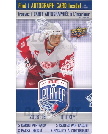 2008/09 Upper Deck Be A Player BAP Hockey Blaster Box