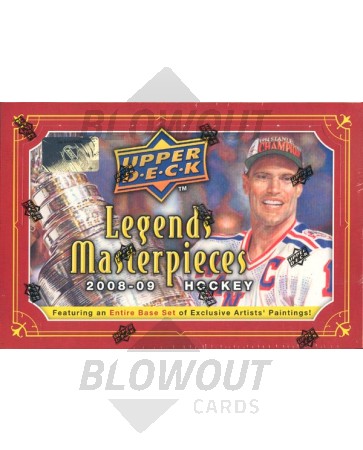 2008/09 Upper Deck Legends Masterpieces Hockey Hobby Box