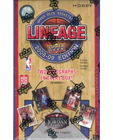2008/09 Upper Deck Lineage Basketball Hobby 12 Box Case