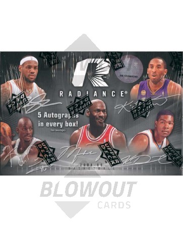 2008/09 Upper Deck Radiance Basketball Hobby Box