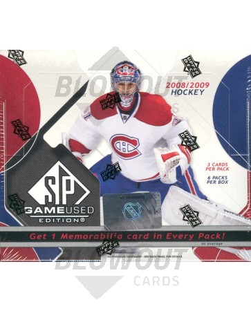 2008/09 Upper Deck SP Game Used Hockey Hobby Box