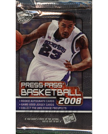 2008 Press Pass Basketball Hobby Pack