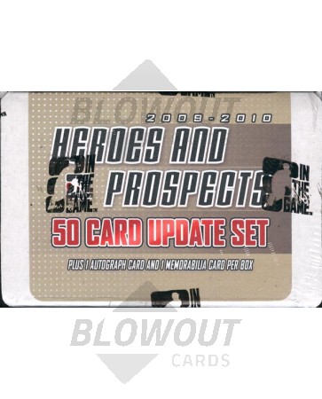 2009/10 In The Game Heroes & Prospects Hockey Update 10 Set Case