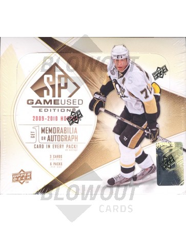 2009/10 Upper Deck SP Game Used Hockey Hobby 6 Box Case