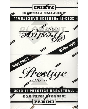 2010/11 Panini Prestige Basketball Rak Pack Box