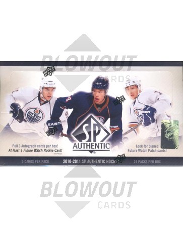 2010/11 Upper Deck SP Authentic Hockey Hobby 12 Box Case