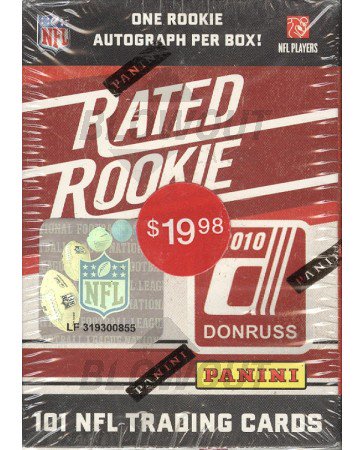 2010 Donruss Rated Rookie Football Box Set