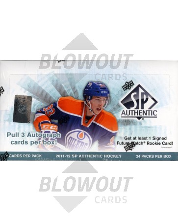 2011/12 Upper Deck SP Authentic Hockey Hobby 12 Box Case