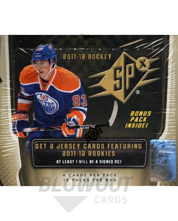 2011/12 Upper Deck SPx Hockey Hobby Box