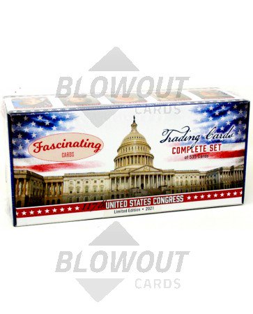 2021 117th US Congress Trading Cards Complete Set (Fascinating Cards)