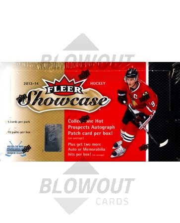 2013/14 Upper Deck Fleer Showcase Hockey Hobby 12 Box Case