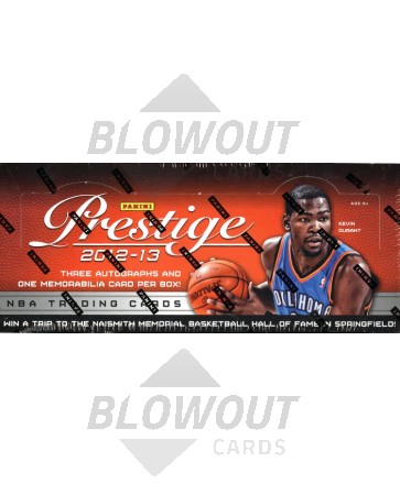 2012/13 Panini Prestige Basketball Hobby 12 Box Case
