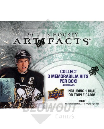 2012/13 Upper Deck Artifacts Hockey Hobby Box