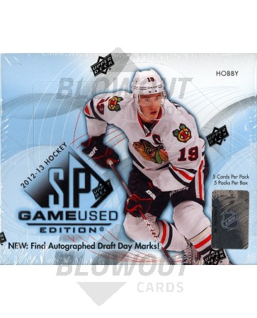 2012/13 Upper Deck SP Game Used Hockey Hobby 8 Box Case