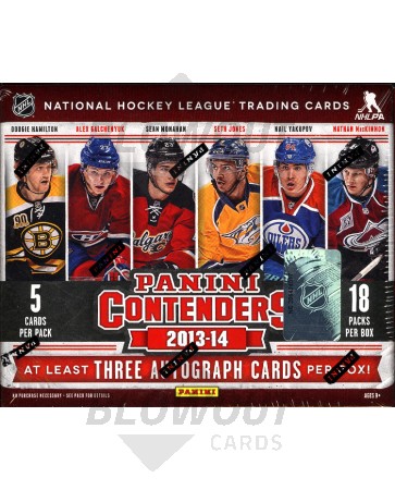 2013/14 Panini Contenders Hockey Hobby 14 Box Case