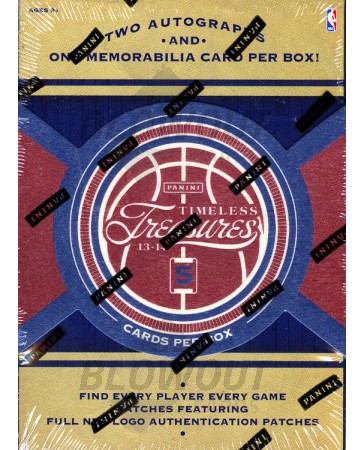 2013/14 Panini Timeless Treasures Basketball Hobby 10 Box Case