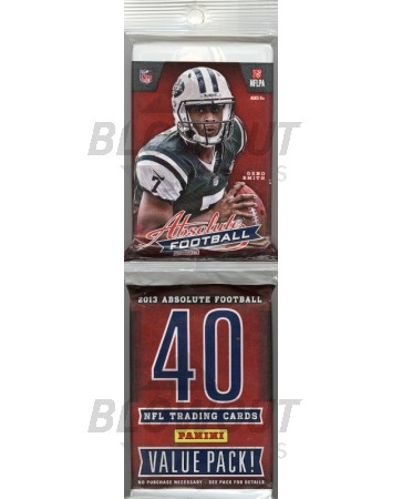 2013 Panini Absolute Memorabilia Football Rack Pack - 12 Pack Lot