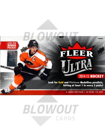 2014/15 Fleer Ultra Hockey Hobby 8 Box Case