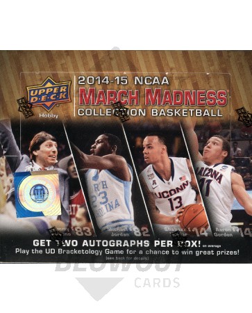 2014/15 Upper Deck March Madness Hobby 12 Box Case
