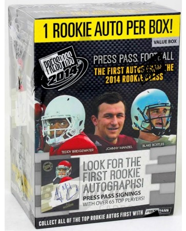 2014 Press Pass Football Blaster Box