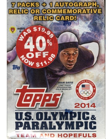 2014 Topps US Olympics Blaster 20 Box Lot