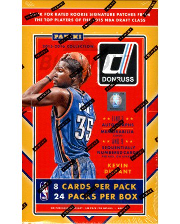 2015/16 Panini Donruss Basketball Hobby 16 Box Case