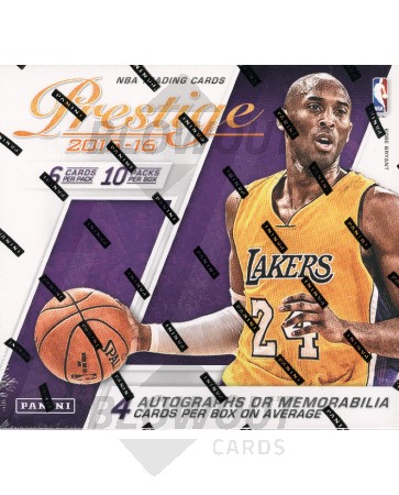 2015/16 Panini Prestige Plus Basketball Hobby 20 Box Lot
