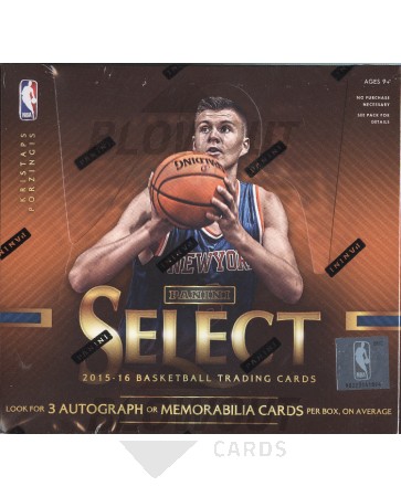 2015 16 Panini Select Basketball Hobby 12 Box Case