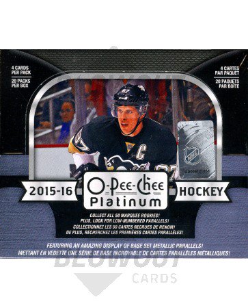 2015/16 O-Pee-Chee Platinum Hockey Hobby Box
