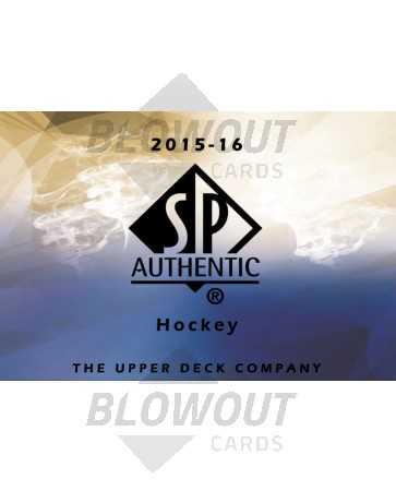 2015/16 Upper Deck SP Authentic Hockey Hobby Box