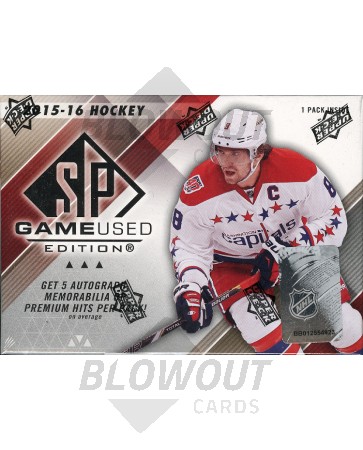 2015/16 Upper Deck SP Game Used Hockey Hobby Box