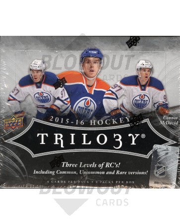 2015/16 Upper Deck Trilogy Hockey Hobby Box