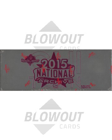 2015 Benchwarmer National Archives Trading Cards Box
