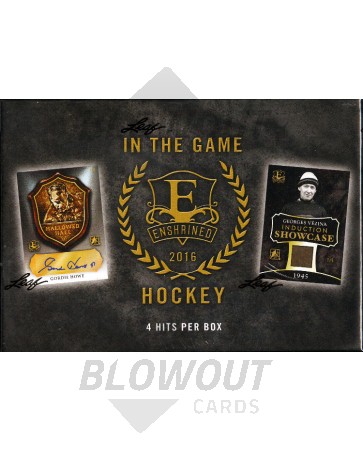 2016 Leaf ITG Enshrined Hockey 10 Box Case