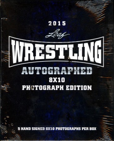 2015 Leaf Wrestling Signed 8x10 Photograph Ed 10 Box Case