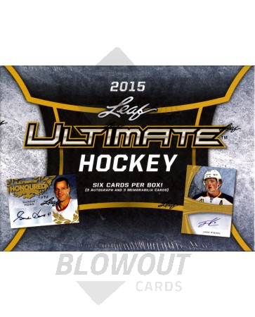 2015 Leaf Ultimate Hockey Hobby 6 Box Case