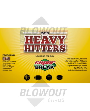 2015 Super Break Heavy Hitters National Ed - 3 Box Case