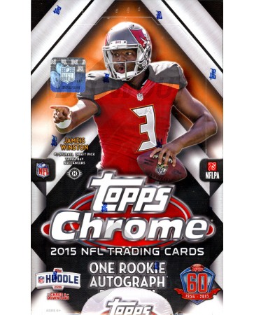 2015 Topps Chrome Football Hobby Box