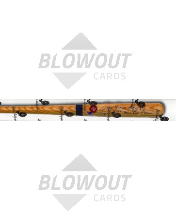 2015 Historic Autographs Signed Mini-Bat Ed Baseball Box