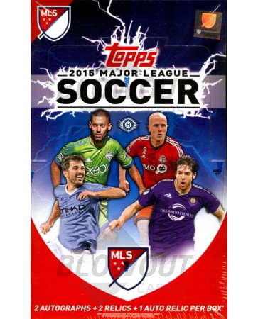 2015 Topps MLS Soccer 12 Box Case